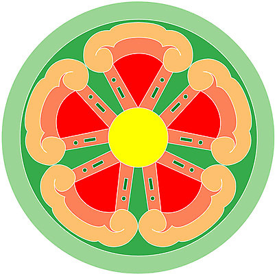 EPS 클립아트 한국문화 한국전통 전통 문양 꽃잎 무늬 꽃무늬 패턴 일러스트 나뭇잎 단청문양 사람없음 전통문양 원형 단청 부채꼴 국내일러스트 도형 동양문화 꽃 잎 한국 파일형식 벡터