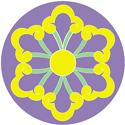 EPS 클립아트 한국문화 한국전통 문양 무늬 꽃무늬 패턴 일러스트 단청문양 사람없음 전통문양 단청 부채꼴 국내일러스트 도형 동양문화 전통 꽃 한국 파일형식 벡터