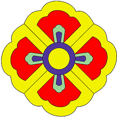 EPS 클립아트 한국문화 한국전통 문양 무늬 꽃무늬 패턴 일러스트 단청문양 사람없음 전통문양 단청 부채꼴 십자모양 국내일러스트 모양 도형 동양문화 전통 꽃 한국 십자 파일형식 벡터