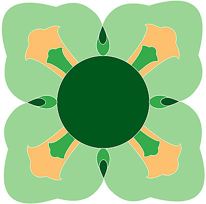 EPS 클립아트 한국문화 한국전통 문양 꽃잎 무늬 꽃무늬 패턴 일러스트 단청문양 사람없음 전통문양 원형 단청 부채꼴 국내일러스트 도형 동양문화 전통 꽃 한국 파일형식 벡터