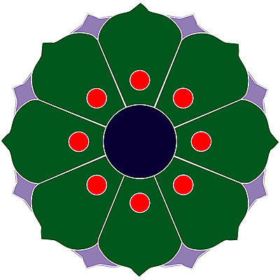 EPS 클립아트 한국문화 한국전통 문양 별 무늬 꽃무늬 패턴 일러스트 단청문양 사람없음 전통문양 단청 부채꼴 국내일러스트 자연요소 도형 동양문화 전통 꽃 한국 파일형식 벡터
