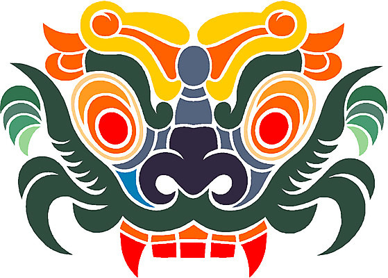 EPS 클립아트 한국문화 한국전통 문양 무늬 일러스트 사람없음 전통문양 도깨비 도깨비문양 국내일러스트 동양문화 전통 한국 파일형식 벡터