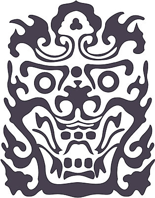 EPS 클립아트 한국문화 한국전통 문양 무늬 일러스트 사람없음 전통문양 도깨비 도깨비문양 국내일러스트 동양문화 전통 한국 파일형식 벡터