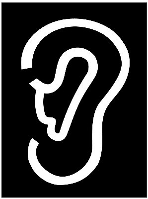 EPS 클립아트 일러스트 사람없음 신체부위 귀 청각 국내일러스트 사람 파일형식 벡터