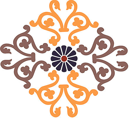 EPS 클립아트 문양 무늬 패턴 일러스트 식물문양 프레임 틀 사람없음 장식 전통문양 마름모 국내일러스트 도형 식물 전통 파일형식 벡터