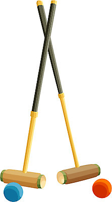 EPS 스포츠용품 스포츠 일러스트 공 레저 사람없음 레포츠 구기 막대기 하키채 게이트볼 국내일러스트 오브젝트 하키용품 파일형식 벡터