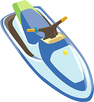 EPS 스포츠용품 일러스트 레저 사람없음 레포츠 수상스포츠 모터보트 제트스키 국내일러스트 스포츠 배_교통 오브젝트 파일형식 벡터