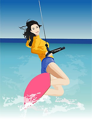 EPS 주간 웰빙 계절 여자 파도 바다 여행 일러스트 휴가 한명 사람 20대 성인 취미 야외 라이프 여름 레포츠 여름휴가 바캉스 서핑보드 여자만 여자한명만 성인여자만 청년만 청년여자만 성인한명만 청년여자한명만 성인여자한명만 성인만 국내일러스트 자연요소 1 레저 청년 생활 보드_스포츠 파일형식 벡터 여름_계절