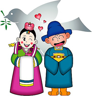 EPS 클립아트 한국문화 한국전통 전통 여자 남자 신부 신랑 결혼 일러스트 결혼식 표정 사랑 서기 웃음 사람 두명 평화 하트 축하 축복 한복 전통의례 전통혼례 비둘기 각시 예복 국내일러스트 모양 동양문화 옷 감정 컨셉 모션 조류 한국 이벤트 전통의상 파일형식 벡터
