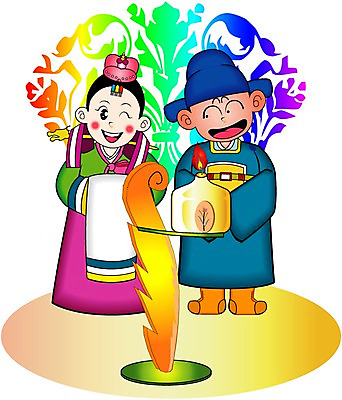 EPS 클립아트 한국문화 한국전통 전통 여자 남자 신부 신랑 결혼 일러스트 촛불 결혼식 전통소품 사랑 서기 사람 두명 축하 축복 한복 전통의례 전통혼례 각시 예복 화촉 국내일러스트 동양문화 옷 감정 컨셉 초 모션 한국 이벤트 전통의상 오브젝트 파일형식 벡터