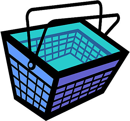 EPS 클립아트 생활용품 일러스트 주방용품 사람없음 쇼핑 바구니 장바구니 오브젝트 쇼핑바구니 국내일러스트 파일형식 벡터