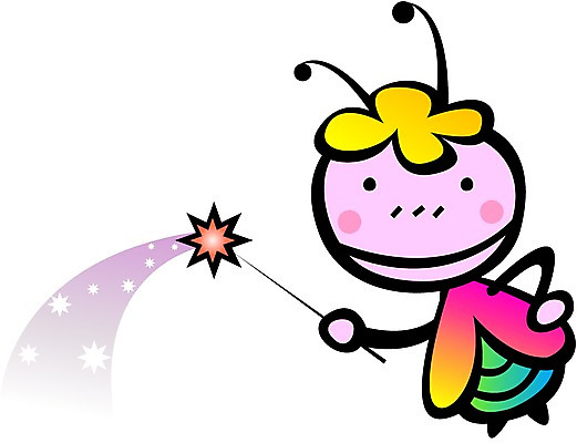EPS 클립아트 곤충 일러스트 요정 사람없음 마법사 꿀벌 벌 요술 가상인물 국내일러스트 동물 상상 벌_곤충 파일형식 벡터