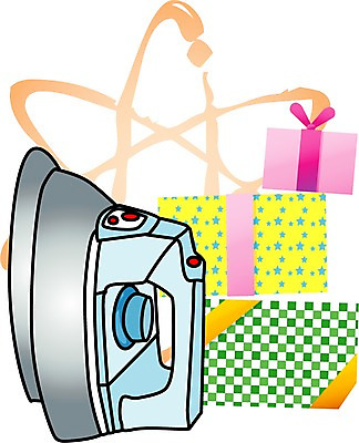 EPS 클립아트 일러스트 선물 사람없음 선물상자 전자제품 쇼핑 가전제품 오브젝트 생활가전 다리미 다리미대 전기다리미 국내일러스트 상자 파일형식 벡터