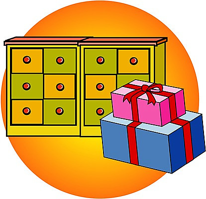 EPS 클립아트 가구 일러스트 선물 사람없음 쇼핑 오브젝트 서랍장 정리함 국내일러스트 생활용품 파일형식 벡터