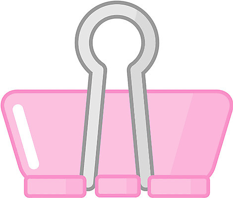 EPS 일러스트 표시 학용품 집게 사람없음 사무용품 종이집게 국내일러스트 문구용품 파일형식 벡터