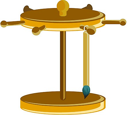 EPS 클립아트 전통 일러스트 문구용품 사람없음 붓 오브젝트 문방사우 붓걸이 붓대 국내일러스트 서예 파일형식 벡터