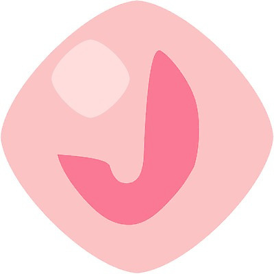 EPS 클립아트 문자 기호 알파벳 영어 분홍색 일러스트 사람없음 픽토그램 마름모 J 국내일러스트 도형 컬러 파일형식 벡터