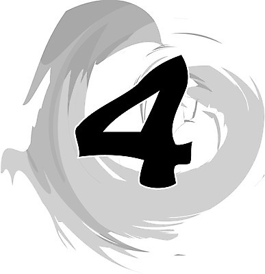 EPS 클립아트 문자 기호 일러스트 사람없음 픽토그램 숫자 회색 터치 4 사 국내일러스트 컬러 파일형식 벡터