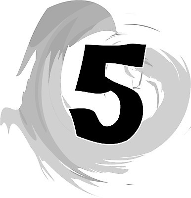 EPS 클립아트 문자 기호 일러스트 사람없음 픽토그램 숫자 회색 터치 오 5 국내일러스트 컬러 파일형식 벡터