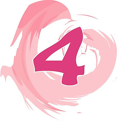 EPS 클립아트 문자 기호 분홍색 일러스트 사람없음 픽토그램 숫자 터치 4 사 국내일러스트 컬러 파일형식 벡터