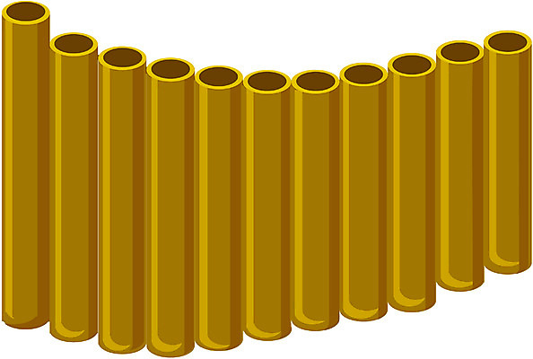 EPS 악기 음악 일러스트 관악기 팬플루트 팬플룻 국내일러스트 문화예술 파일형식 벡터
