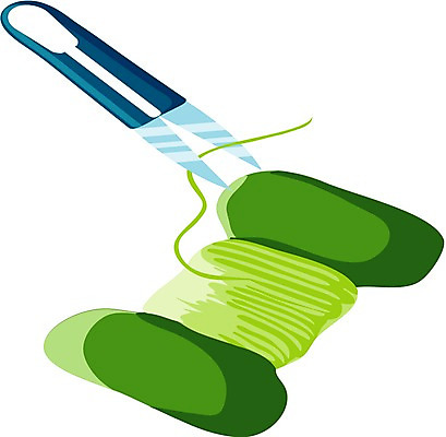 EPS 클립아트 생활용품 일러스트 가위 사람없음 실 바느질 오브젝트 실타래 쪽가위 국내일러스트 문구용품 가위_도구 파일형식 벡터