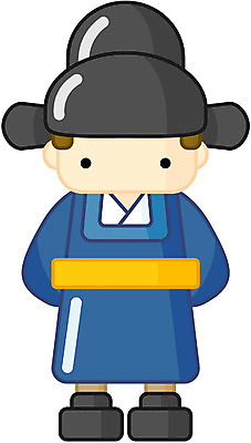 EPS 한국문화 한국전통 전통 남자 어린이 신랑 결혼 일러스트 한국 한명 사람 20대 성인 한복 전통의례 전통혼례 사모관대 남자만 남자한명만 국내일러스트 1 동양문화 아시아 이벤트 청년 전통의상 파일형식 벡터