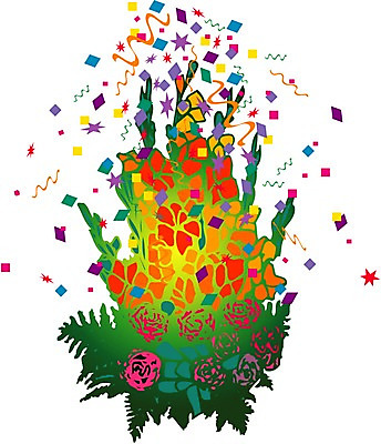 EPS 클립아트 식물 꽃 부케 결혼 일러스트 사람없음 장식 컬러풀 오브젝트 결혼소품 국내일러스트 컬러 꽃다발 이벤트 파일형식 벡터