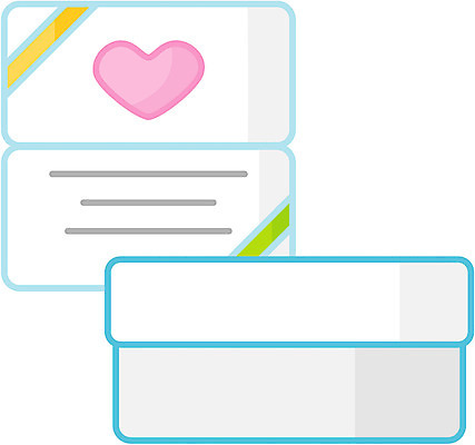 EPS 생활용품 일러스트 이벤트 사람없음 파티 오브젝트 엽서 초대장 초대 알림장 국내일러스트 카드_감사 편지 파일형식 벡터