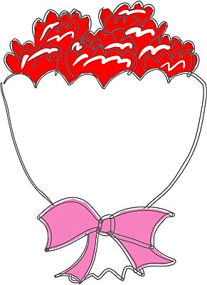 EPS 클립아트 식물 꽃잎 꽃 화초 줄기 분홍색 꽃다발 잎 일러스트 여름꽃 자연 빨간색 어버이날 카네이션 감사 국내일러스트 기념일 감정 컬러 생태계 파일형식 벡터 여름_계절