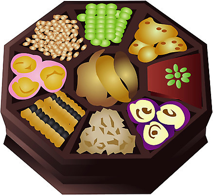 EPS 한국문화 한국전통 한식 음식 결혼 일러스트 한국 사람없음 전통음식 전통의례 전통혼례 다과 폐백 이바지음식 폐백음식 국내일러스트 동양문화 전통 아시아 디저트 이벤트 파일형식 벡터