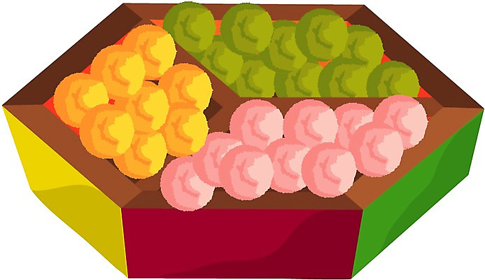 EPS 클립아트 한국문화 한국전통 전통 한식 음식 일러스트 디저트 떡 사람없음 전통음식 경단 국내일러스트 동양문화 한국 파일형식 벡터