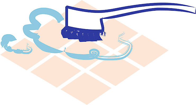 EPS 클립아트 생활용품 일러스트 사람없음 붓 청소도구 빗자루 청소 오브젝트 바닥솔 국내일러스트 도구 솔 파일형식 벡터