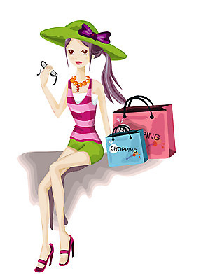 EPS 전신 라이프스타일 웰빙 계절 여자 패션 일러스트 한명 사람 20대 성인 여름 쇼핑 쇼핑백 여자만 여자한명만 성인여자만 청년만 청년여자만 성인한명만 청년여자한명만 성인여자한명만 성인만 국내일러스트 1 가방 청년 생활 파일형식 벡터