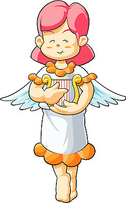 EPS 캐릭터 여자 기독교 종교 초등학생 어린이 음악 날개 일러스트 현악기 천사 한명 사람 소녀 10대 종교캐릭터 하프 여자만 여자한명만 소녀만 일러캐릭터 1 학생 악기 청소년 문화예술 어린이만 파일형식 벡터