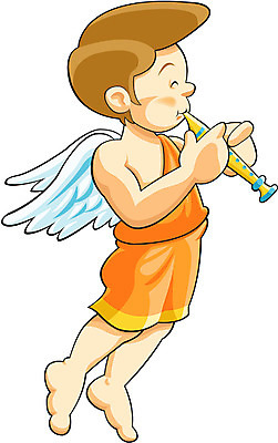 EPS 캐릭터 남자 기독교 종교 어린이 음악 날개 일러스트 천사 한명 사람 소년 피리 종교캐릭터 남자만 남자한명만 어린이만 소년만 소년한명만 일러캐릭터 1 문화예술 목관악기 파일형식 벡터