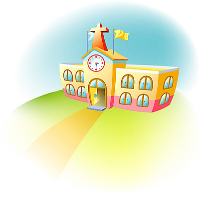 EPS 주간 시설물 계절 현대건축 건축 기독교 종교 길 일러스트 종교건축 종교시설 사람없음 야외 건물 여름 교회 언덕 성경학교 여름성경학교 국내일러스트 자연요소 건축물 학교 시설 파일형식 벡터 여름_계절