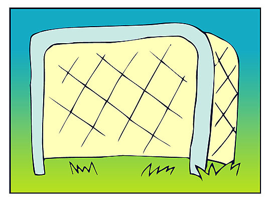 EPS 클립아트 스포츠용품 스포츠 일러스트 사람없음 구기 축구 골대 축구골대 골포스트 국내일러스트 오브젝트 파일형식 벡터