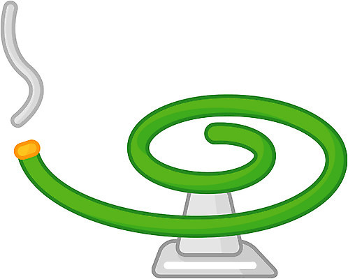 EPS 생활용품 일러스트 사람없음 픽토그램 모기약 모기향 국내일러스트 오브젝트 파일형식 벡터