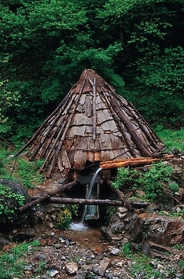 포토 JPG 주간 시설물 건축 문화 유적 자연 지붕 풍경 사람없음 야외 물 문화재 샘 샘물 국내포토 자연요소 전통 건축물 생태계 파일형식
