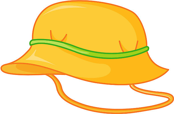 EPS 클립아트 모자 잡화 일러스트 사람없음 여행용품 벙거지모자 정글모자 파나마모자 국내일러스트 모자_잡화 여행 오브젝트 파일형식 벡터