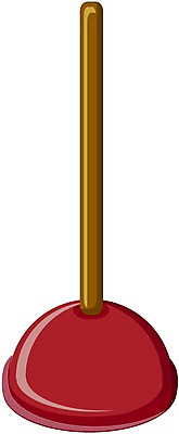 EPS 생활용품 일러스트 사람없음 청소도구 오브젝트 뚫어뻥 국내일러스트 도구 청소 파일형식 벡터