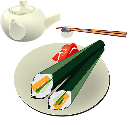 EPS 음식 외국문화 일본문화 일러스트 젓가락 사람없음 초밥 김밥 김초밥 마끼 일본음식 국내일러스트 동양문화 문화 수저 파일형식 벡터
