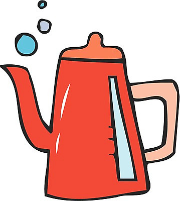 EPS 클립아트 일러스트 주방용품 사람없음 전자제품 가전제품 커피포트 오브젝트 포트 전기포트 국내일러스트 생활용품 주전자 파일형식 벡터