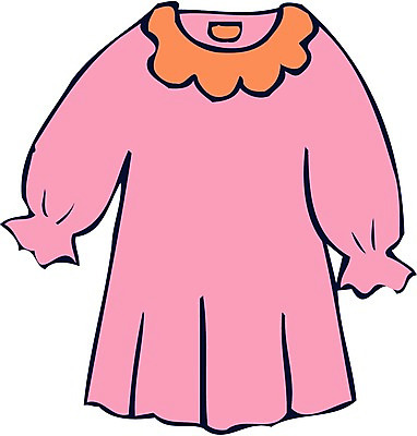 EPS 클립아트 옷 원피스 일러스트 사람없음 치마 스웨터 오브젝트 니트 유아복 아동복 여아옷 국내일러스트 상의 하의 아기용품 파일형식 벡터