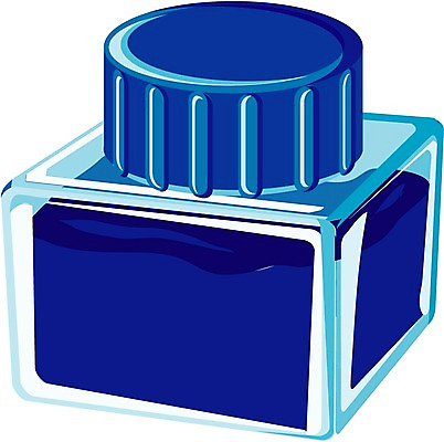 EPS 클립아트 일러스트 문구용품 잉크 사람없음 필기구 만년필 사무용품 오브젝트 잉크통 국내일러스트 통 펜 파일형식 벡터