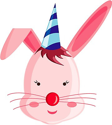 EPS 클립아트 동물 척추동물 육지동물 일러스트 포유류 사람없음 고깔모자 토끼 생일 오브젝트 이벤트용품 파티용품 토끼가면 국내일러스트 모자_잡화 기념일 이벤트 반려동물 파티 동물가면 파일형식 벡터
