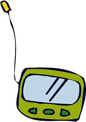 EPS 클립아트 일러스트 사람없음 통신기기 오브젝트 무선호출기 국내일러스트 통신 기계 파일형식 벡터