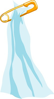 EPS 생활용품 일러스트 사람없음 오브젝트 입학 손수건 옷핀 국내일러스트 교육 파일형식 벡터