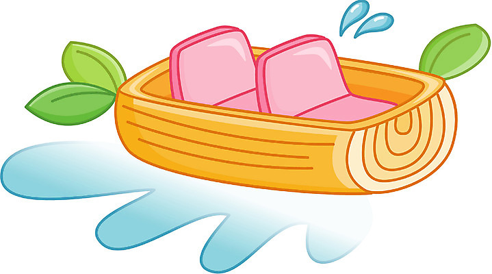 EPS 시설물 현대건축 건축 일러스트 사람없음 놀이공원 놀이기구 통나무배 선박 국내일러스트 건축물 수상교통 배_교통 테마파크 파일형식 벡터